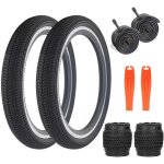 Subzonal - lot de 2 pneus de v�lo 16  16 x 2, 125 - 57 - 305 et 2 chambres a air de 16  pour bmx, vtt, ...