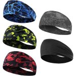 Subzonal - lot de 5 bandeaux graffiti, bandeaux de sport, bandeaux elastiques, antidrapants, absorbant ...