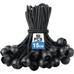 Subzonal - lot de 50 tendeurs elastiques avec boule ¿ tendeur de bche, sandow elastique, corde elastique ...