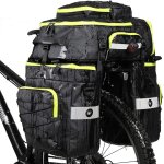 Subzonal - 75l sacoche vlo porte - bagage arrire, sacoche velo 3 en 1 etanche, sac vlo grande capacit ...