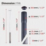 Subzonal - adaptateur de potence plongeur 22, 2 mm 25, 4 mm x 150 mm rehausse potence riser extension ... Subzonal - adaptateur de potence plongeur 22, 2 mm 25, 4 mm x 150 mm rehausse potence riser extension ...