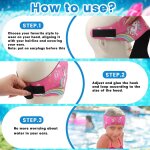 Subzonal - bandeau de natation enfant, bandeau elastique avec avec bouchons d'oreille de protection pour ...