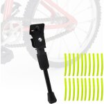 Subzonal - béquille de vélo pour enfant 14 pouces, support unilatéral avec 20 autocollants réfléchissants, ... Subzonal - béquille de vélo pour enfant 14 pouces, support unilatéral avec 20 autocollants réfléchissants, ...