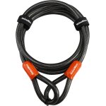 Subzonal - câble antivol vélo 213 cm x 12 mm, antivol vélo de sécurité avec revêtement pvc, double boucle ... Subzonal - câble antivol vélo 213 cm x 12 mm, antivol vélo de sécurité avec revêtement pvc, double boucle ...