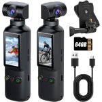 Subzonal - cam�ra action 4k avec objectif rotatif a 270, cam�ra sport wi - fi, ecran ips de 1, 99 pouce, ...