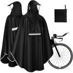 Subzonal - cape pluie velo portable l�ger poncho pluie velo imperm�able v�tements avec reflechissant ...