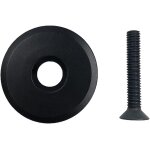 Subzonal - capuchon de tige de fourche avant de vlo noir et bouchon a vis pour tube suprieur de vlo ...