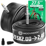 Subzonal - chambre a air 27. 5 pouces (valve presta) - pour pneus 27. 5x2. 0 jusqu'� 27. 5x2. 40 (etrto ...