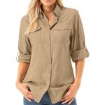 Subzonal - chemise de randonn�e a�r�e pour femme, manches longues, protection solaire upf 50 + , s�chage ...