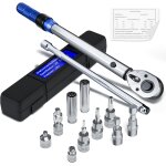 Subzonal - cl� dynamom�trique 3 / 8 , 5 - 60 nm, avec adaptateur 3 / 8  vers 1 / 2  et 1 / 4 , tige d'extensio ...