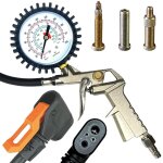 Subzonal - compresseur a air comprim� pour v�lo avec t�te de pompe sks pour voiture / sv / blitz dv raccord ...