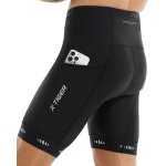 Subzonal - cycliste homme avec 3 poches montagne cyclisme shorts velo avec sweat absorbent volatility ...