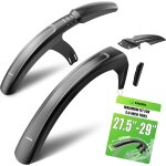 Subzonal - garde - boue de v�lo avant et arri�re - garde - boue vtt compatible avec pneus de 27, 5 / ...
