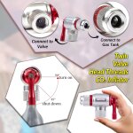 Subzonal - gonfleur de co2 pour v�lo ¿ pompe a pneu de v�lo ¿ petits outils, rapide et facile compatible ...