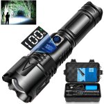 Subzonal - lampe torche led ultra puissante, 500000 lumens usb - c rechargeable lampe de poche avec batterie ...