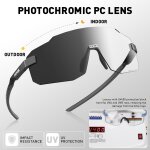 Subzonal - lunettes de cyclisme photochromiques homme femme lunettes sportives anti uv400 pour vtt course ...