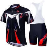 Subzonal - maillot de cyclisme manches courtes homme avec cuissard a bretelle 5d gel rembourr�, vtt courtes ...