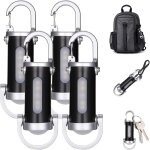 Subzonal - mini lampe de poche porte cl�s, 4pcs led super lumineuse lampe poche cl�, rechargeable par ...