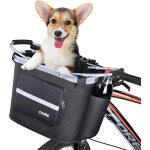 Subzonal - panier a vélo pliable, panier polyvalent de poignée de bicyclette pour animaux de compagnie, ... Subzonal - panier a vélo pliable, panier polyvalent de poignée de bicyclette pour animaux de compagnie, ...