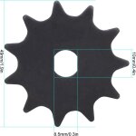 Subzonal - pignon a 11 dents, trous de type 410 trous pignon en acier 11 dents de bicyclette 11t pour ... Subzonal - pignon a 11 dents, trous de type 410 trous pignon en acier 11 dents de bicyclette 11t pour ...