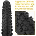 Subzonal - pneus de v�lo de rechange pliables de 61 / 66 x 4, 95 cm avec leviers de pneu et doublures ...