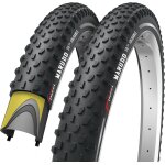 Subzonal - pneu vtt 29 pouces (52 - 622) etrto - paire de pneus pliables avec 2 chambres a air valve ...