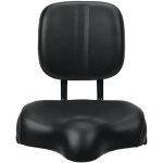 Subzonal - selle de v�lo surdimensionn�e en cuir confortable pour v�lo de ville avec rembourrage en latex, ...