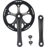 Subzonal - singel speed p�dalier de v�lo 38t / 46t / 48t 170 mm p�dalier de v�lo en aluminium p�dalier ...