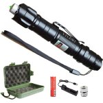 Subzonal - torches portatives haute puissance lampe de poche tactique rechargeable avec etui de transport ...