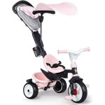 Subzonal - tricycle baby driver plus rose - v�lo evolutif enfant d�s 10 mois - roues silencieuses - frein ...