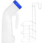 Subzonal - urinal portable pour homme et femme - 1000 ml - urinoir d'urgence portable - avec support ...