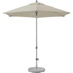 Suncomfort by glatz parasol push - up gris cass 250 cm