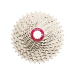 Sunrace cassette csmx10s 11 - 36t aluminium argent / rouge Sunrace cassette csmx10s 11 - 36t aluminium argent / rouge