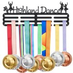 Supports d'affichage de mdaille de patinage artistique, cintres en acier robuste noir, supports d'affichage ...