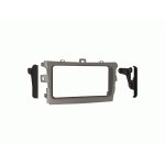 Support autoradio 2din toyota corolla 2009 - 2013 argent