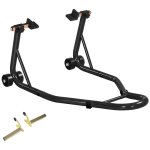 Support béquille de moto arrière support de roue lève moto arrière sur roulettes avec bobine de bras ... Support béquille de moto arrière support de roue lève moto arrière sur roulettes avec bobine de bras ...