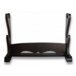Support en bois pour 2 katanas socle - collection katana