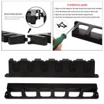Support de canne a p�che vertical, pour garage, montage mural, 6 cannes, accessoires