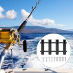 Support de canne a pche en plastique epais, mont sur le pont, pour bateau, yacht, 4 tuyaux, abs, pour ...