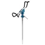 Support de canne a p�che rotatif a 360 degr�s, support r�glable, antid�rapant, pointu, en acier inoxydable, ...