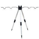 Support de canne a pche tlescopique en alliage d'aluminium, portable, rglable, pour la mer, la carpe ...