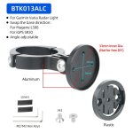 Support de feu arrire, support de tige de selle, support de lampe radar varia pour garmin rtl510 515 ...