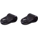 Support guide fixation gaine Ø4 Ø5 mm c�ble plastique v�lo vtt d�railleur frein vintage fixie velo