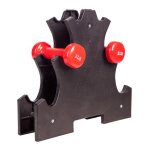 Support d'halt�res a 3 niveaux, peut contenir jusqu'� 100lb, exercice de fitness, rangement a domicile, ...
