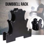 Support d'haltres vertical a trois niveaux, petit support hexagonal en plastique pour le bureau