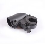 Support de lampe de v�lo portable, poign�e rotative, lampe de poche led, pince torche, clip de montage, ...