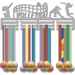 Support de mdailles de volley - ball fminin, prsentoir de mdailles, support de mdailles, support ...
