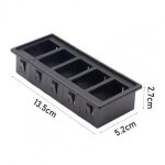 Support de montage de commutateur cs 429a4, 5 gangs usb r�sistant a la chaleur interrupteur a bascule ...