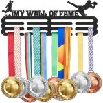 Support mural pour mdailles de football, prsentoir pour mdailles de sport, pour plus de 60 mdailles, ...