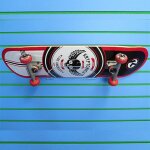 Support mural transparent pour skateboard